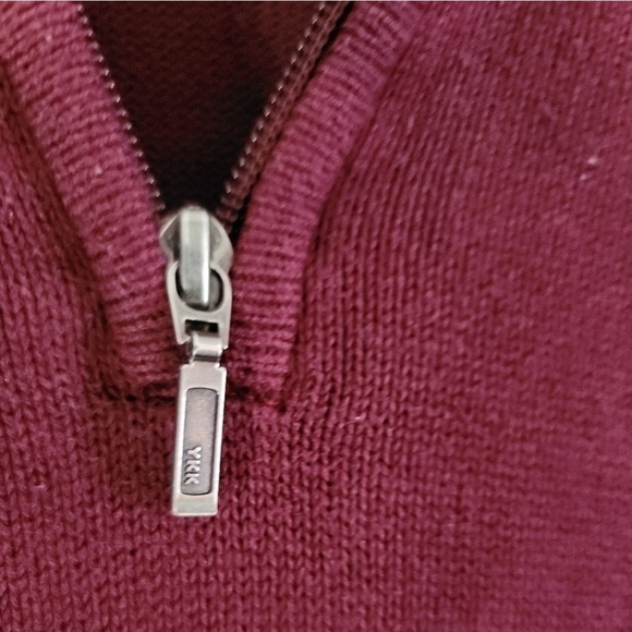 Denver Hayes Pull Over Ribbed Sweater Size Large in Maroon - Picture 4 of 10
